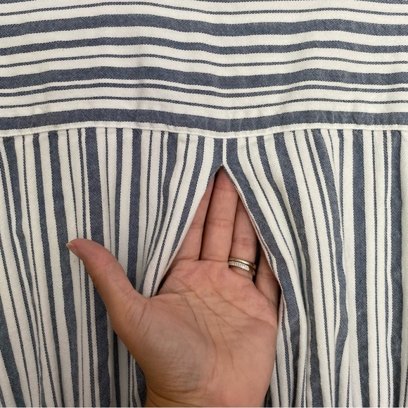 Japna Chambray Striped Dress Size M - Picture 4 of 10
